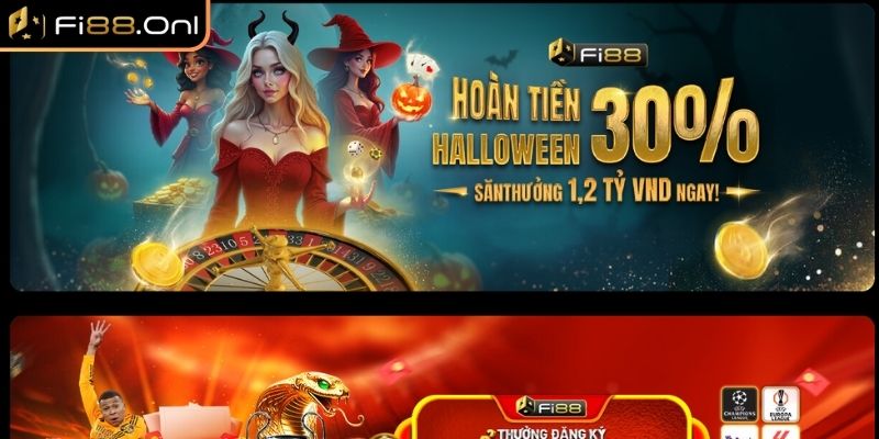 Hoàn lại dịp Halloween 30% săn thưởng 1,2 tỷ VND
